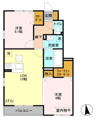 ルミエール木崎の物件間取画像